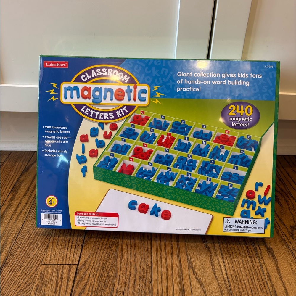 NEW! Classroom Magnetic Letters Kit IN BOX